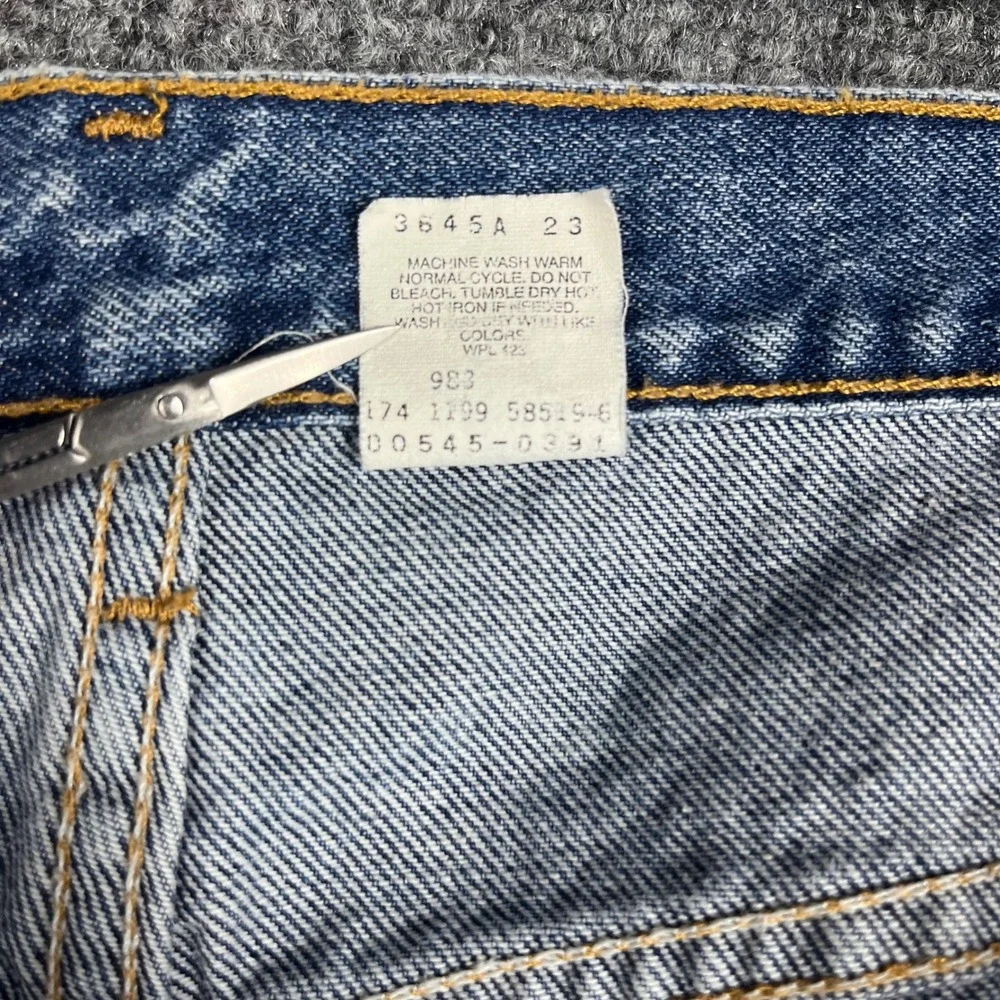 Levi's 545 Loose Fit Jeans Mens 42 Blue Medium Wash Brown Tab‎ Vintage 1999